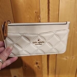 Kate Spade Cream Quilted Women's Clutch